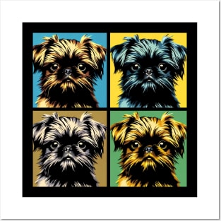 Pop Retro Brussels Griffon Art - Cute Puppy Posters and Art